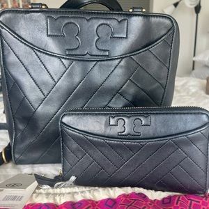 Tory Burch Alexa Satchel & Matching Wallet